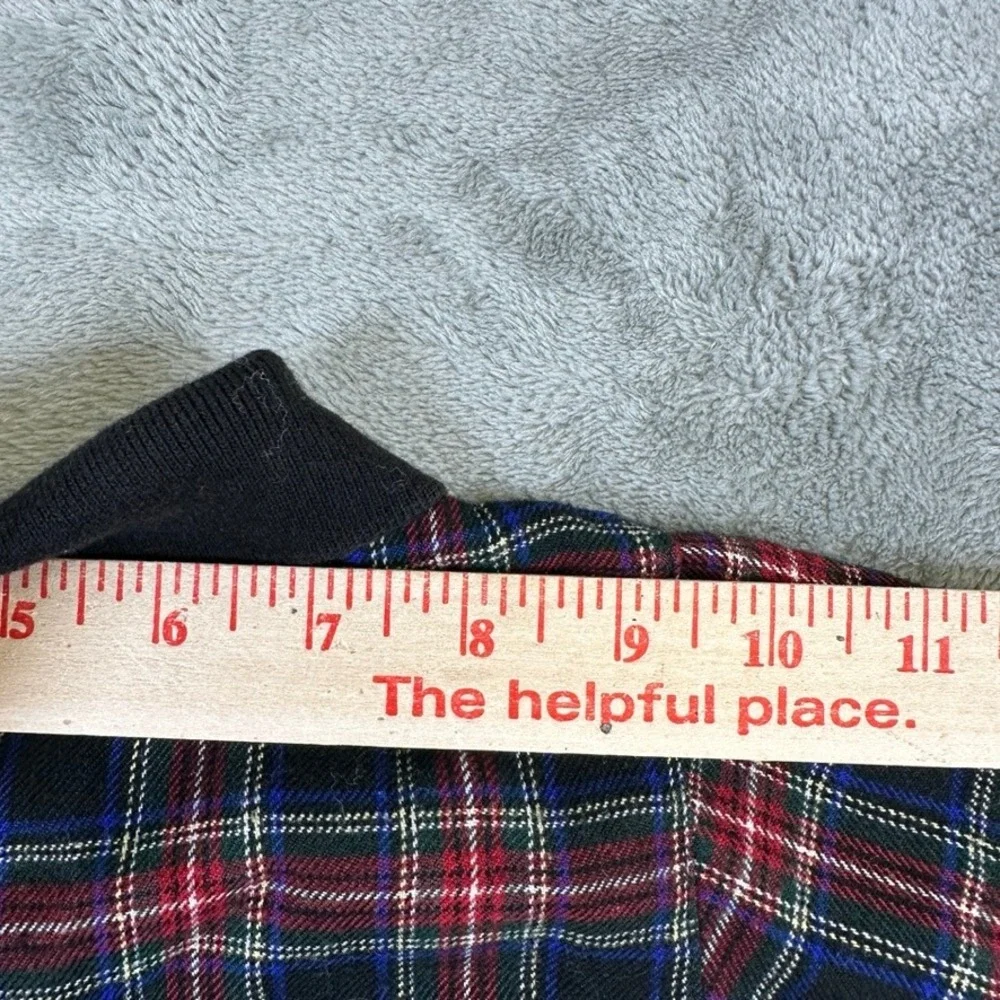 The Childrens Place Baby Boys Plaid Long Sleeve Romper Red Blue 12 Months